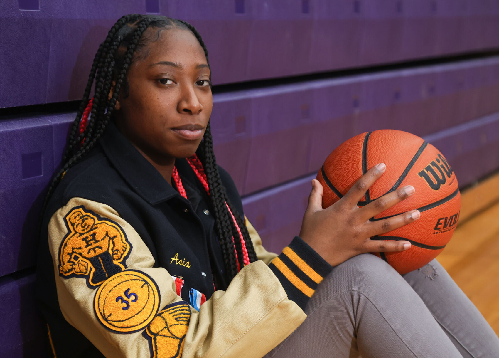 Girls basketball Player of the Year Asia Donald