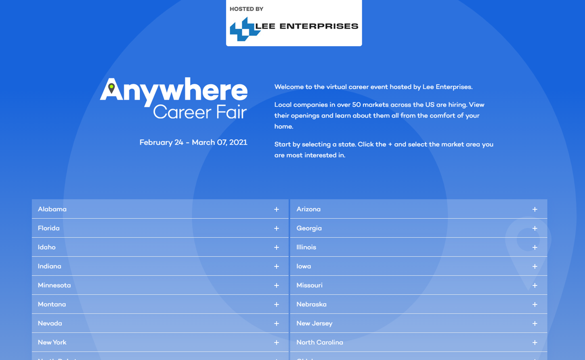 career fair screenshot