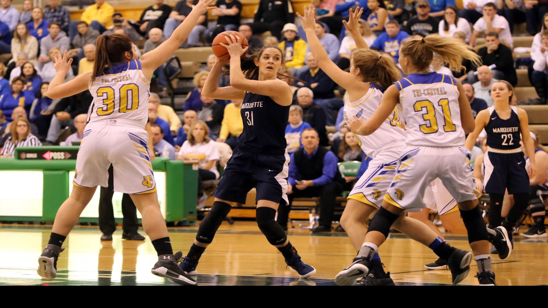 Marquette Catholic Girls Hoops Team Making Stats Work Nwi Preps