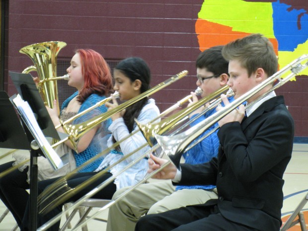 Band performs at Westchester Intermediate School