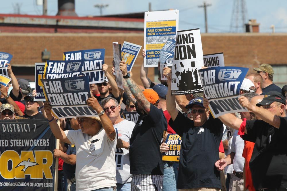 USW: ArcelorMittal 'hell-bent' on making workers pay