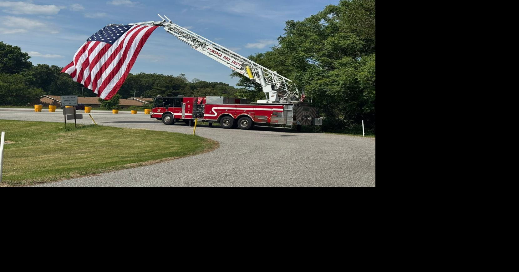 LaPorte County deputy honored with send-off during transfer to Chicago for rehab services
