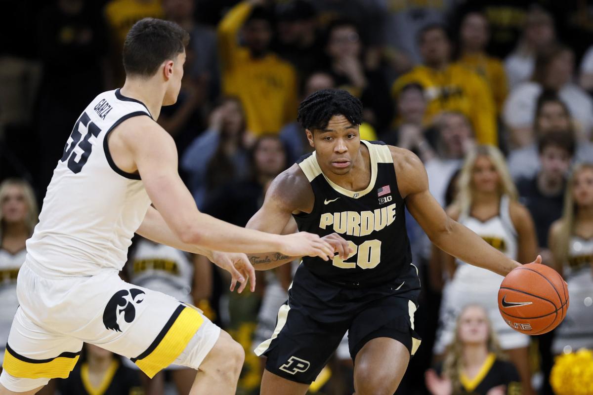 Eric Hunter Jr Helps Purdue Beat No 18 Iowa 77 68 Purdue
