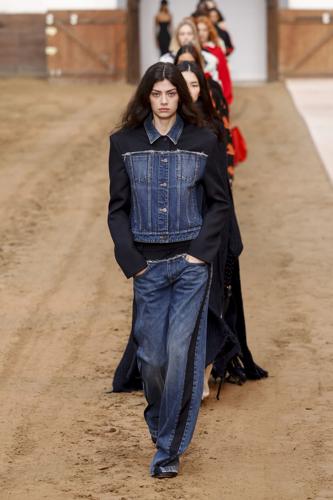 Lea Seydoux attends the Louis Vuitton fashion show, F/W 2020