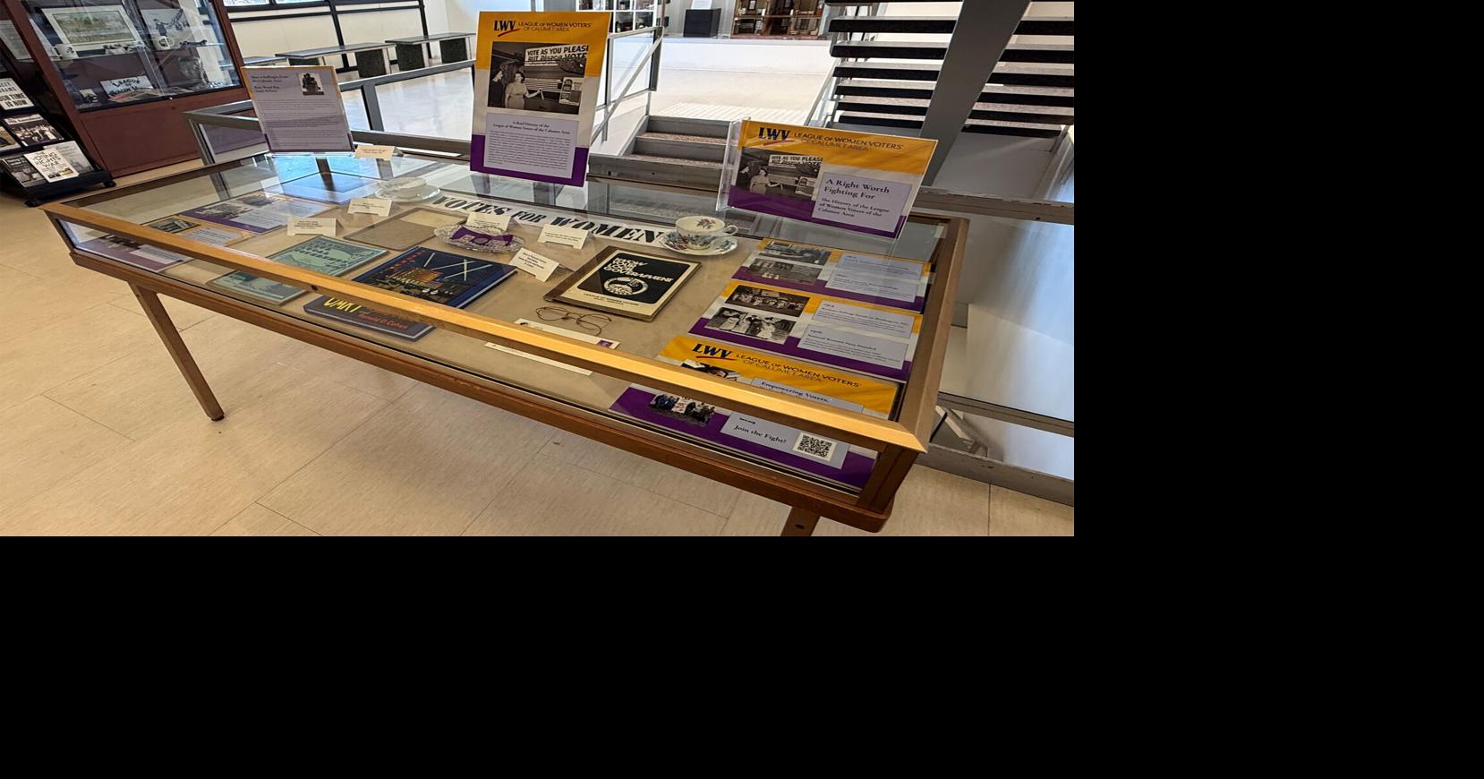 Suffrage exhibits on display at Gary Public Library and Cultural Center