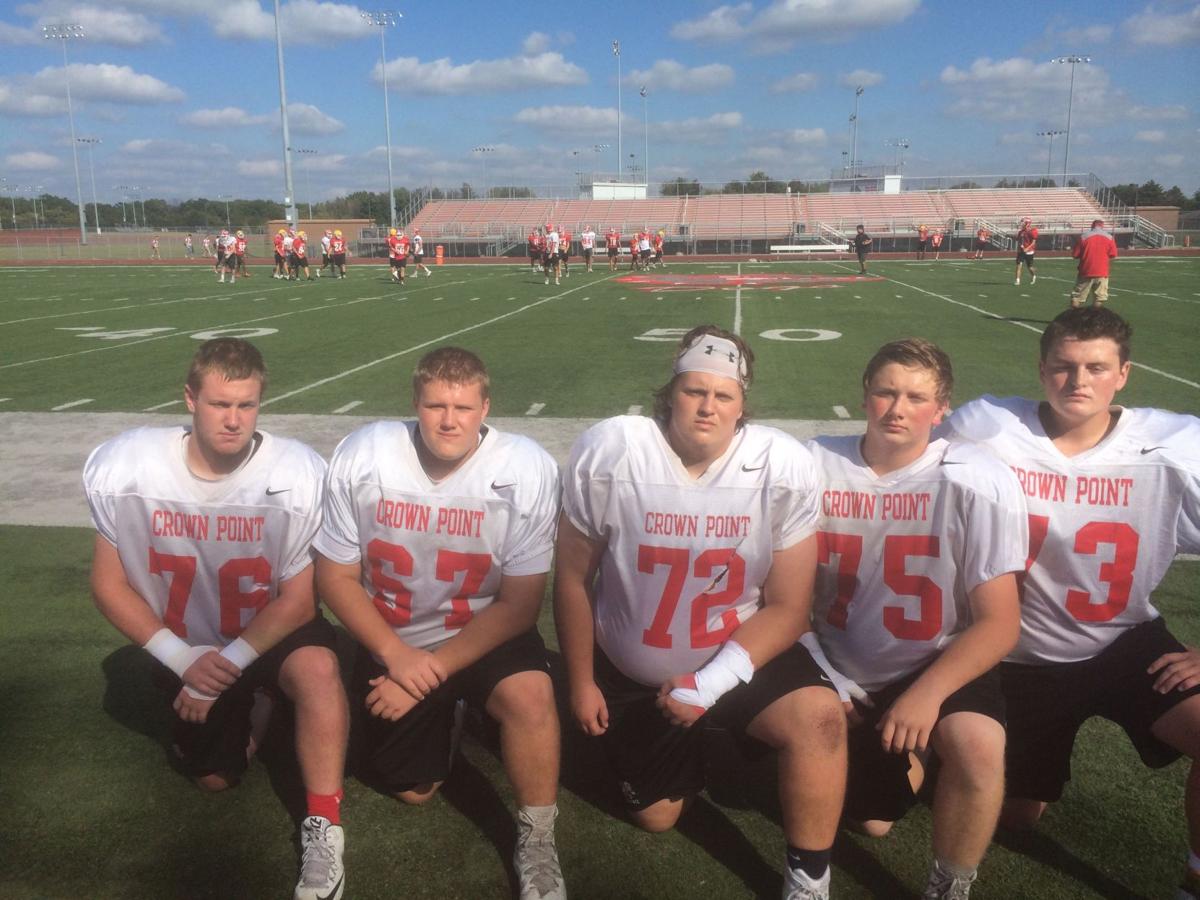 Crown Point's offensive line is eating up the Bulldogs' foes NWI