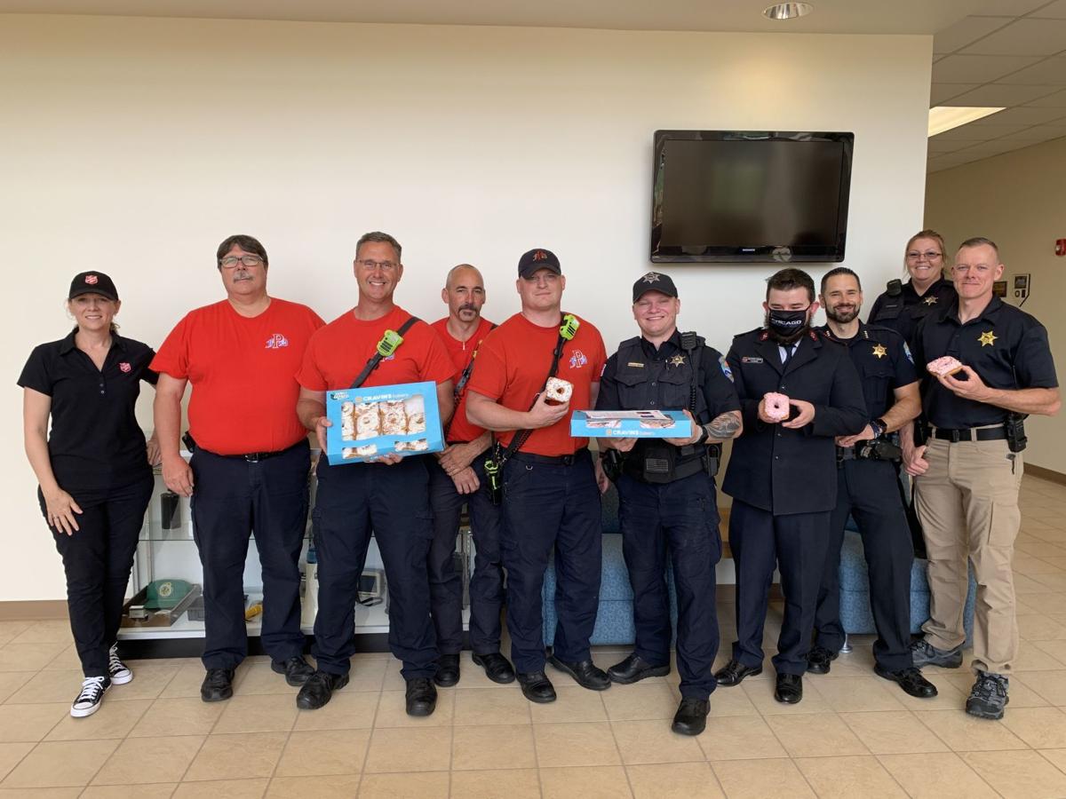Salvation Army Celebrates Donut Day By Feeding First Responders Holding Fundraiser Local News Nwitimes Com