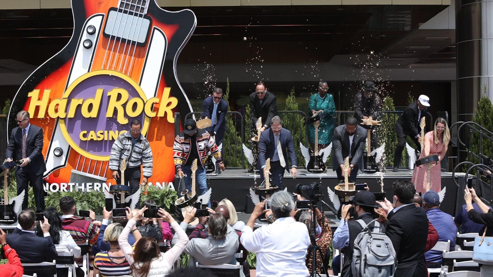 WATCH NOW: Guitar smash marks opening of new Hard Rock Casino in Region - Vimarsana News