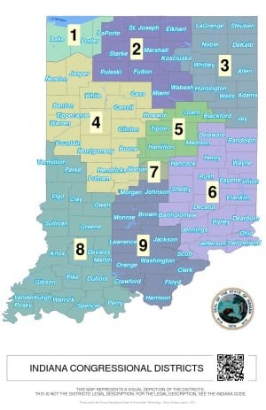 Map Of Indiana Congressional Districts | Politics | Nwitimes.com