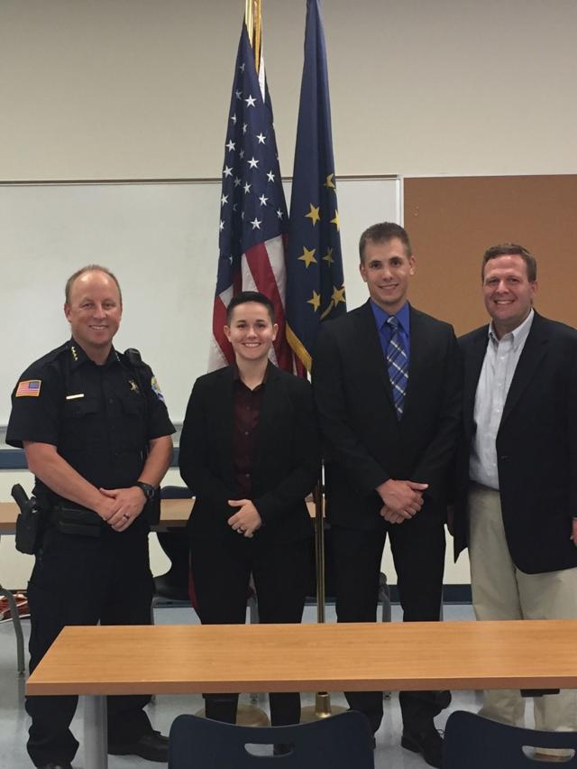 Portage three new police officers