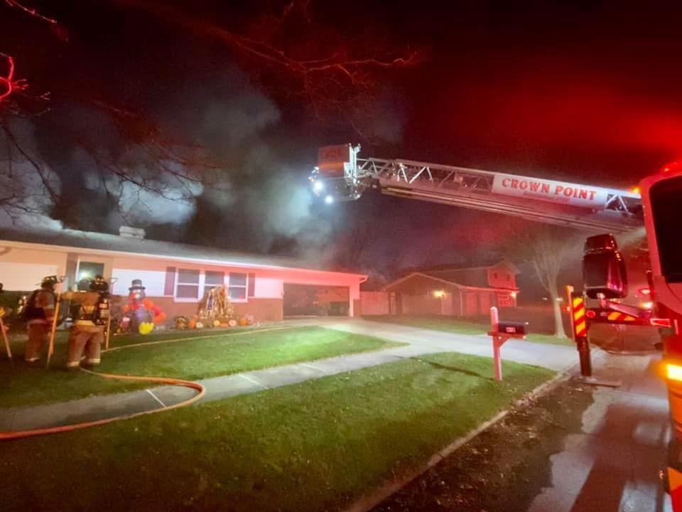 Family escapes house fire in Crown Point; community collecting