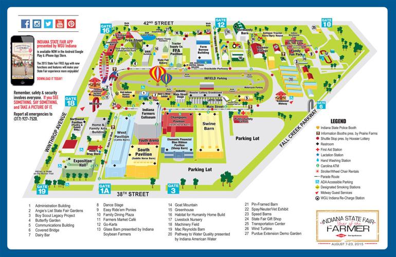 Indiana State Fair Map Indiana State Fair Starts 17-Day Run Friday | Indiana | Nwitimes.com