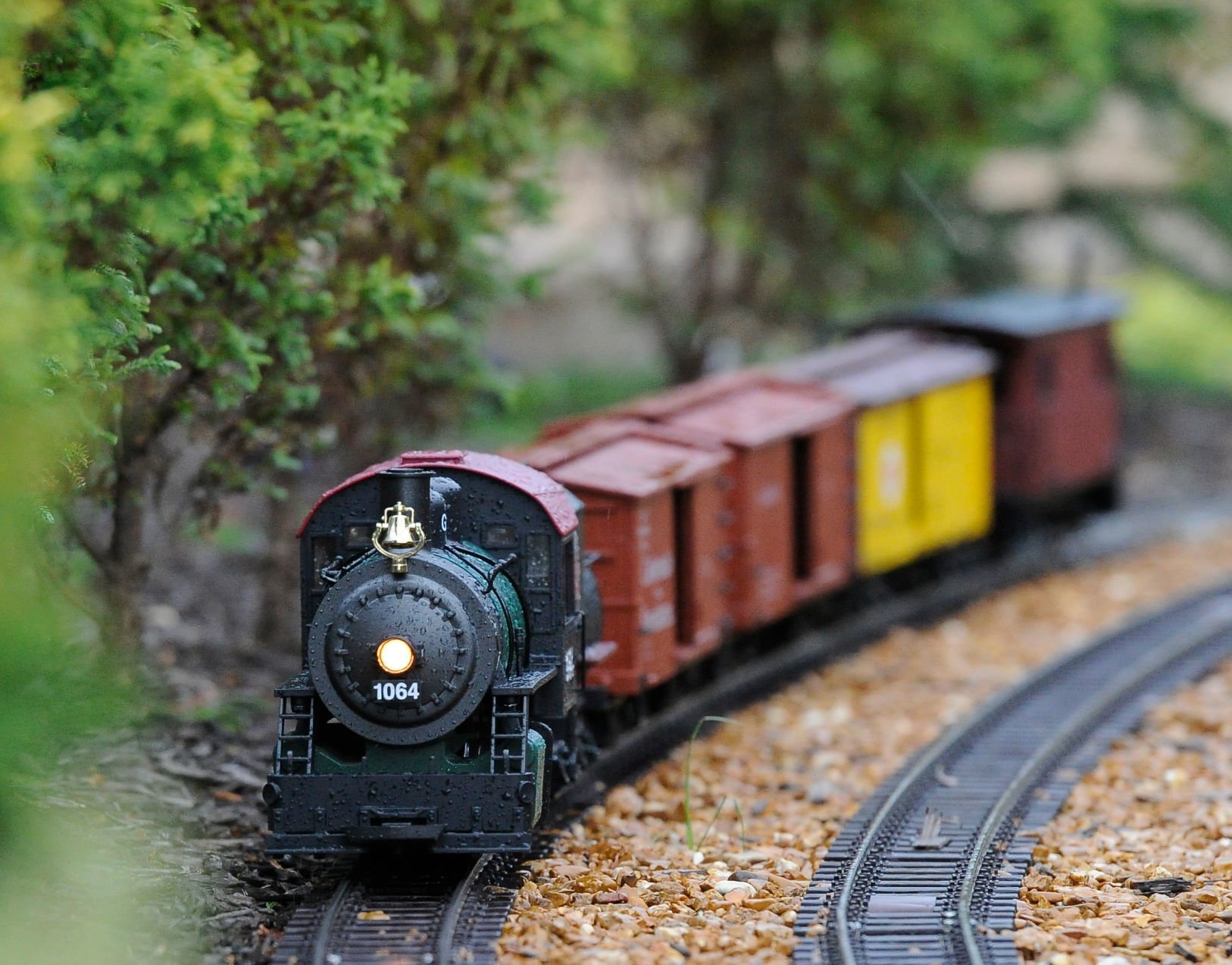 toy trains for under christmas tree