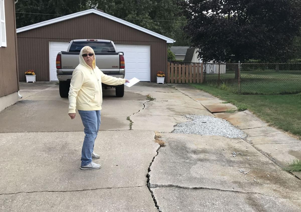 Help May Finally Be On The Way For Elderly South Haven Woman Living With Sinkhole In Driveway Porter County News Nwitimes Com