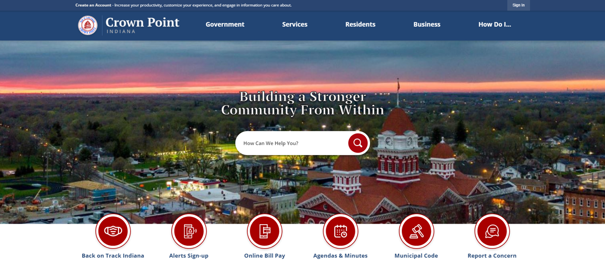 Crown Point launches new website, app