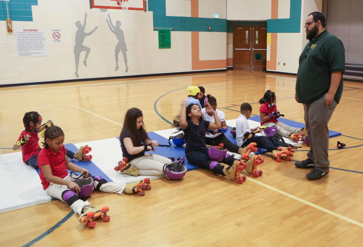 Gallery Roller skating at Maywood Elementary School Local Photo