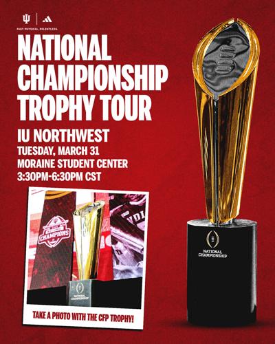 National Championship Football Trophy Tour to stop at IU Northwest