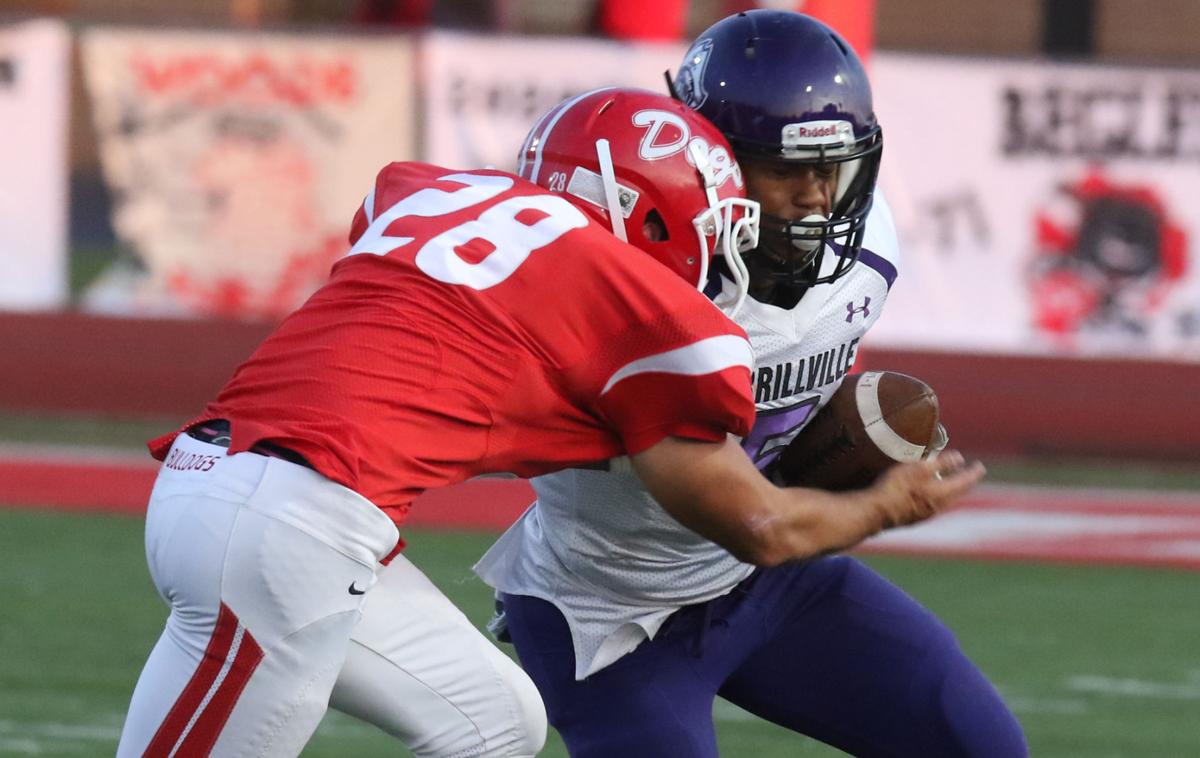 Prep football - Merrillville at Crown Point