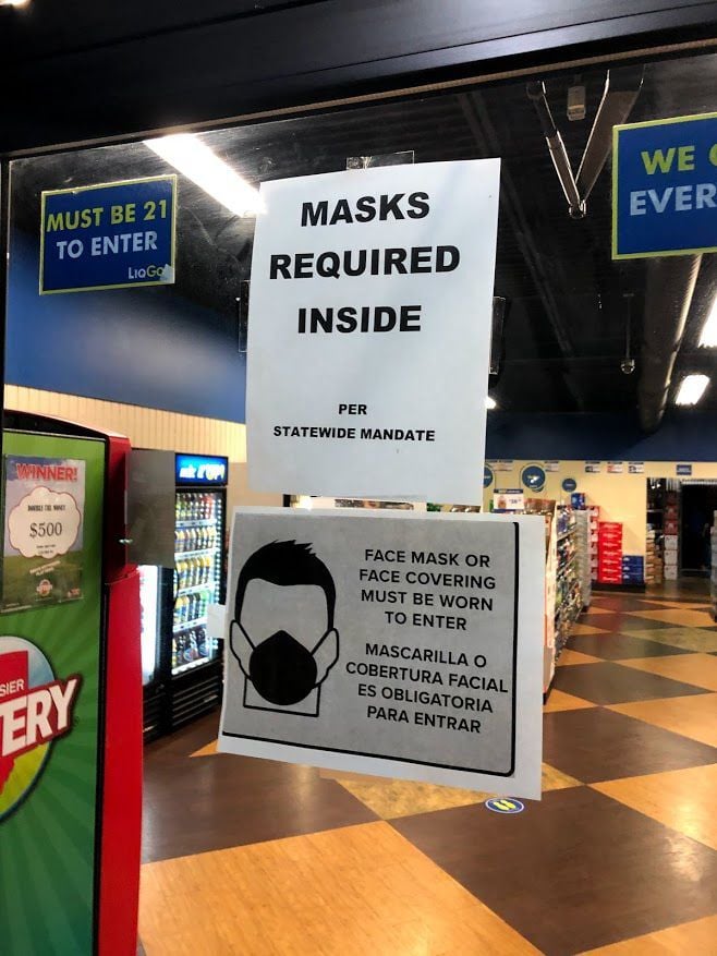 Mask signs