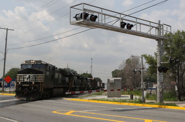 Freight train in Hammond