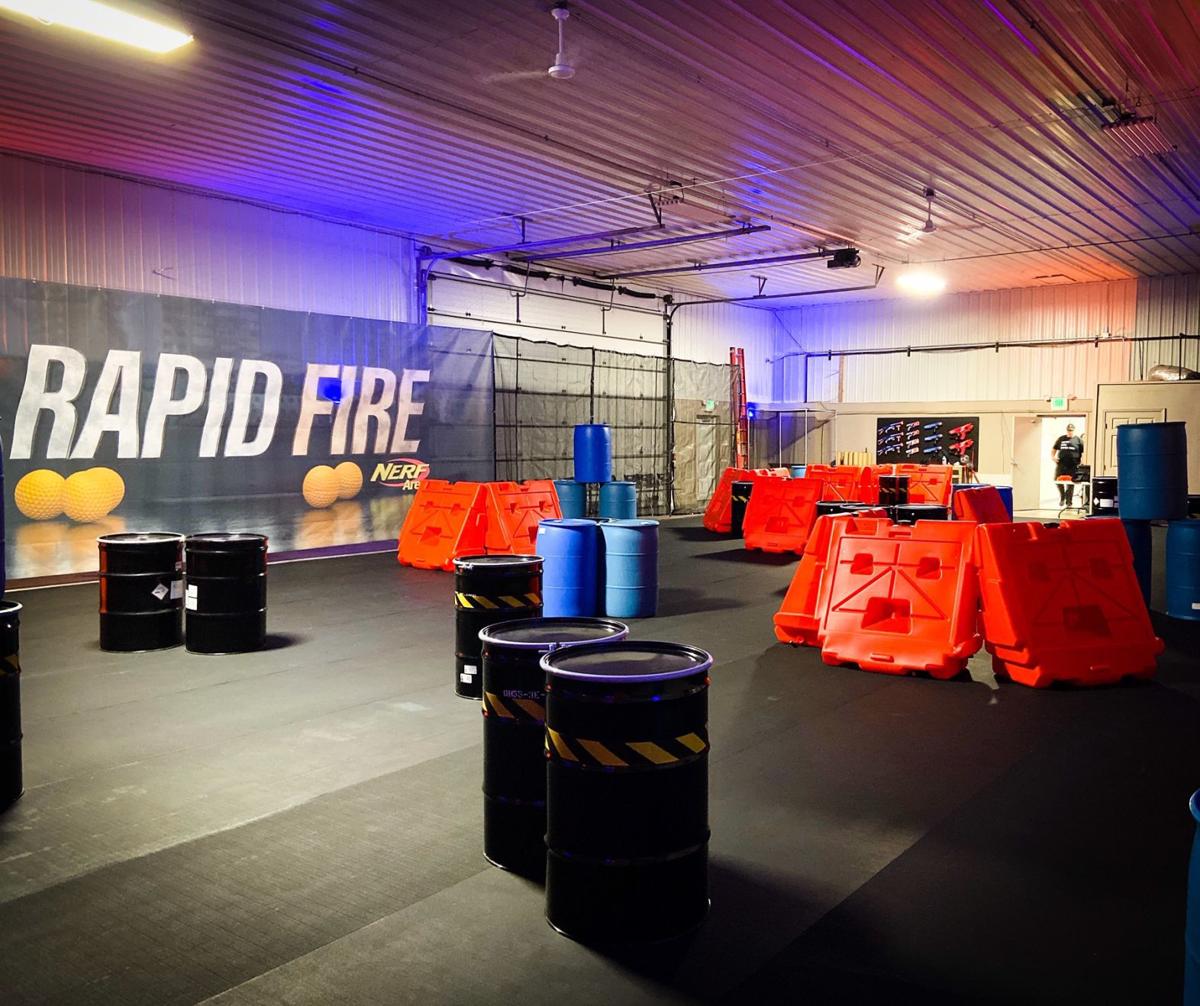 New Nerf blaster arena brings video games to life for adults, kids in