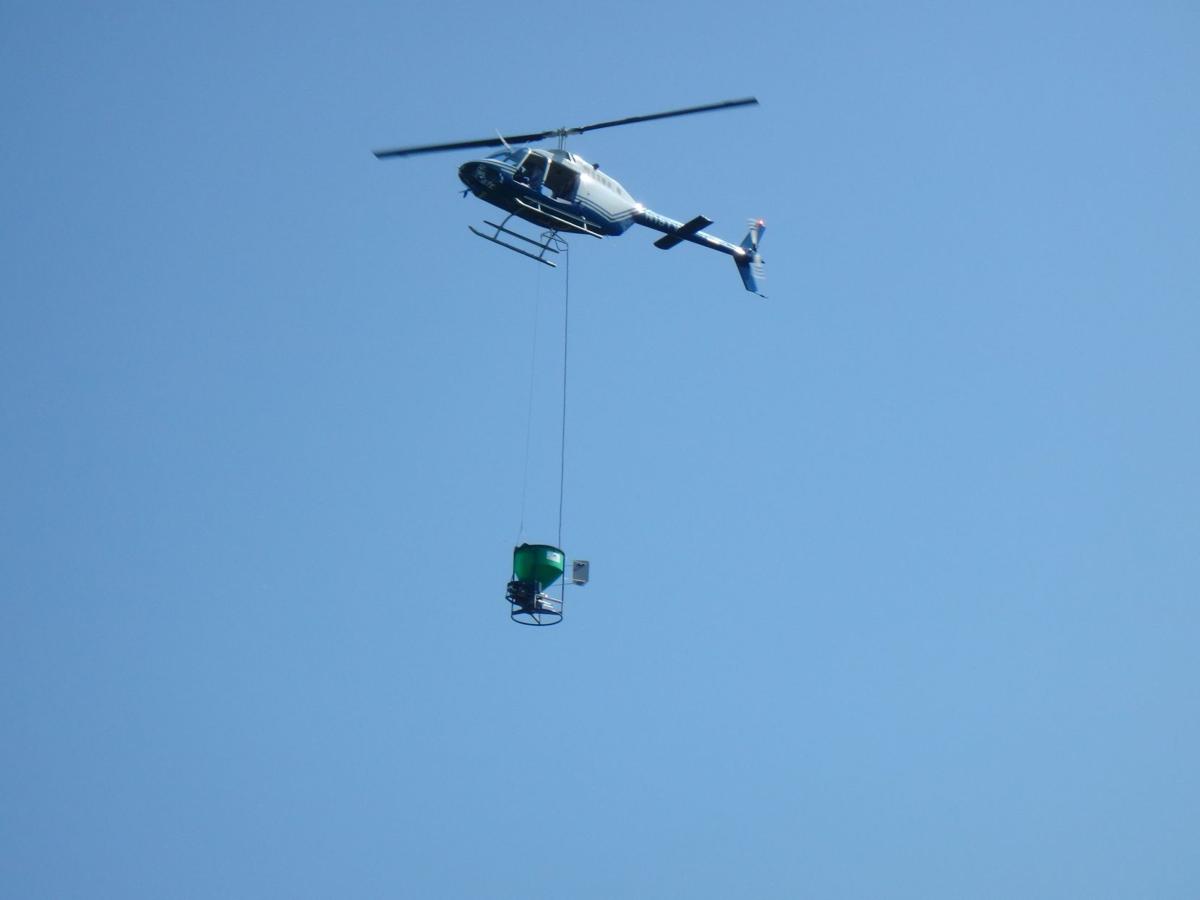 Helicopter plants seeds in Pine Township cornfield Porter County News