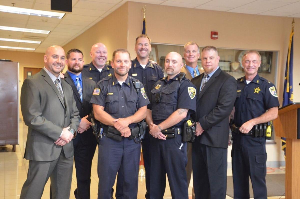 Hammond police officers recognized at promotion ceremony Lake County