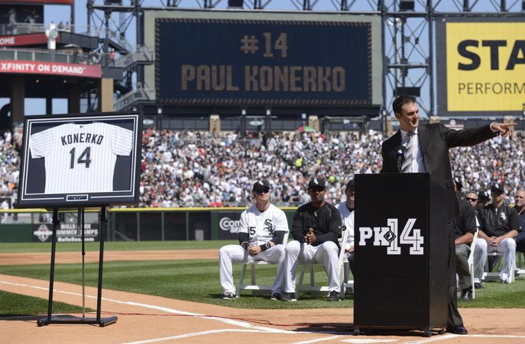 White Sox retire former all-star Konerko's number