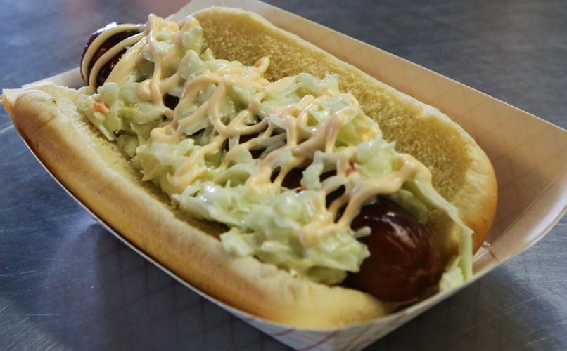 Eating Elote Corn Dogs on a Stick at Guaranteed Rate Field