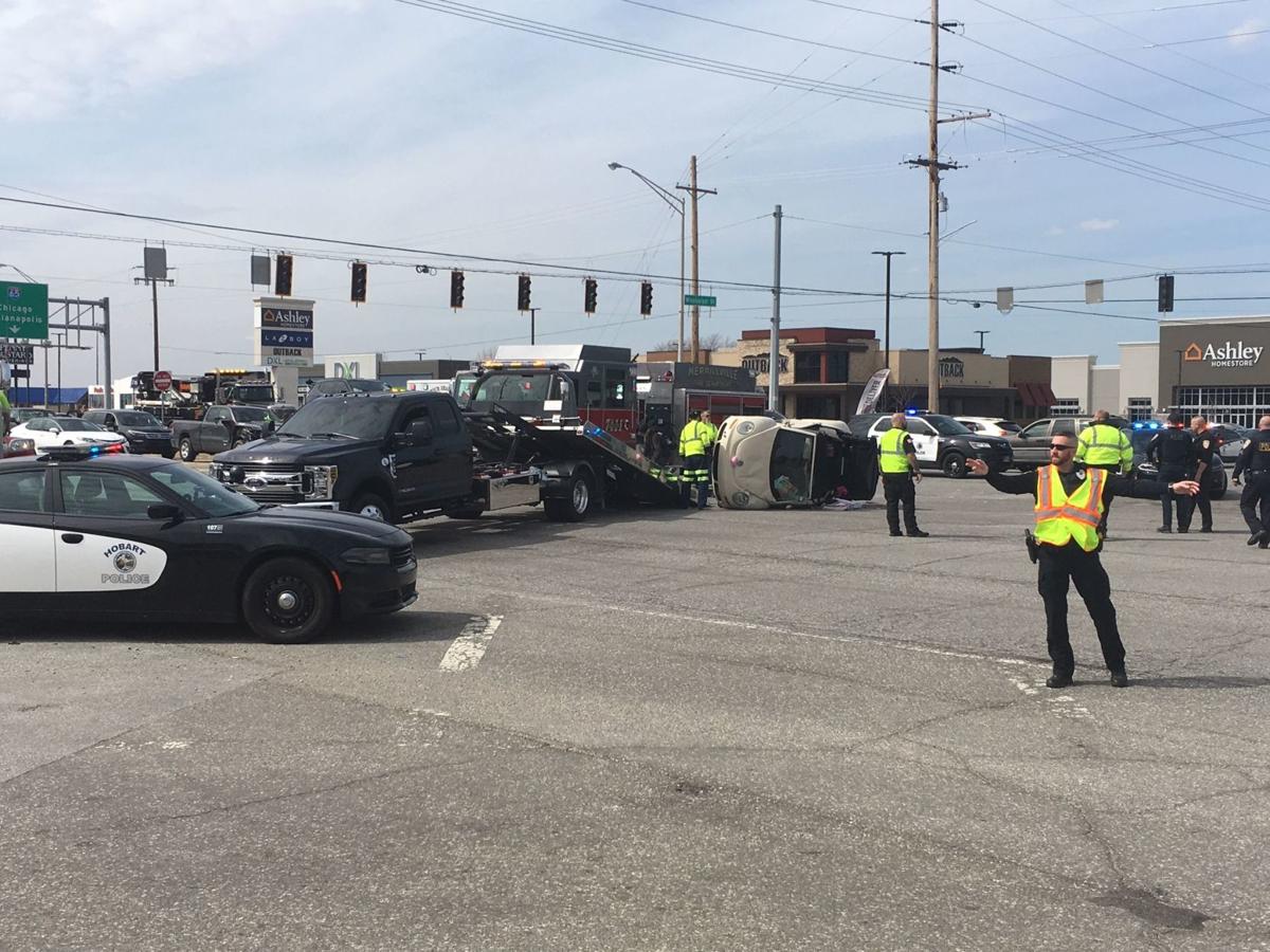 UPDATE 10vehicle wreck on U.S. 30 sends 3 to hospital Lake County