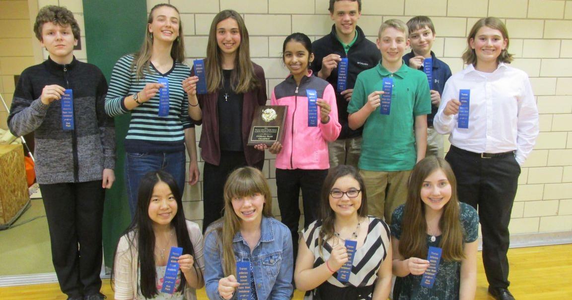 TJ Middle School Academic Super Bowl team successful