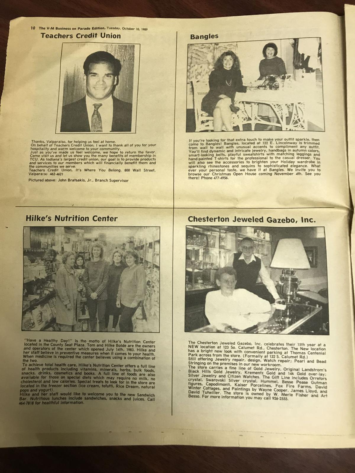 vm international gazebo on Gallery 1989 Business On Parade Section Northwest Indiana History Nwitimes Com