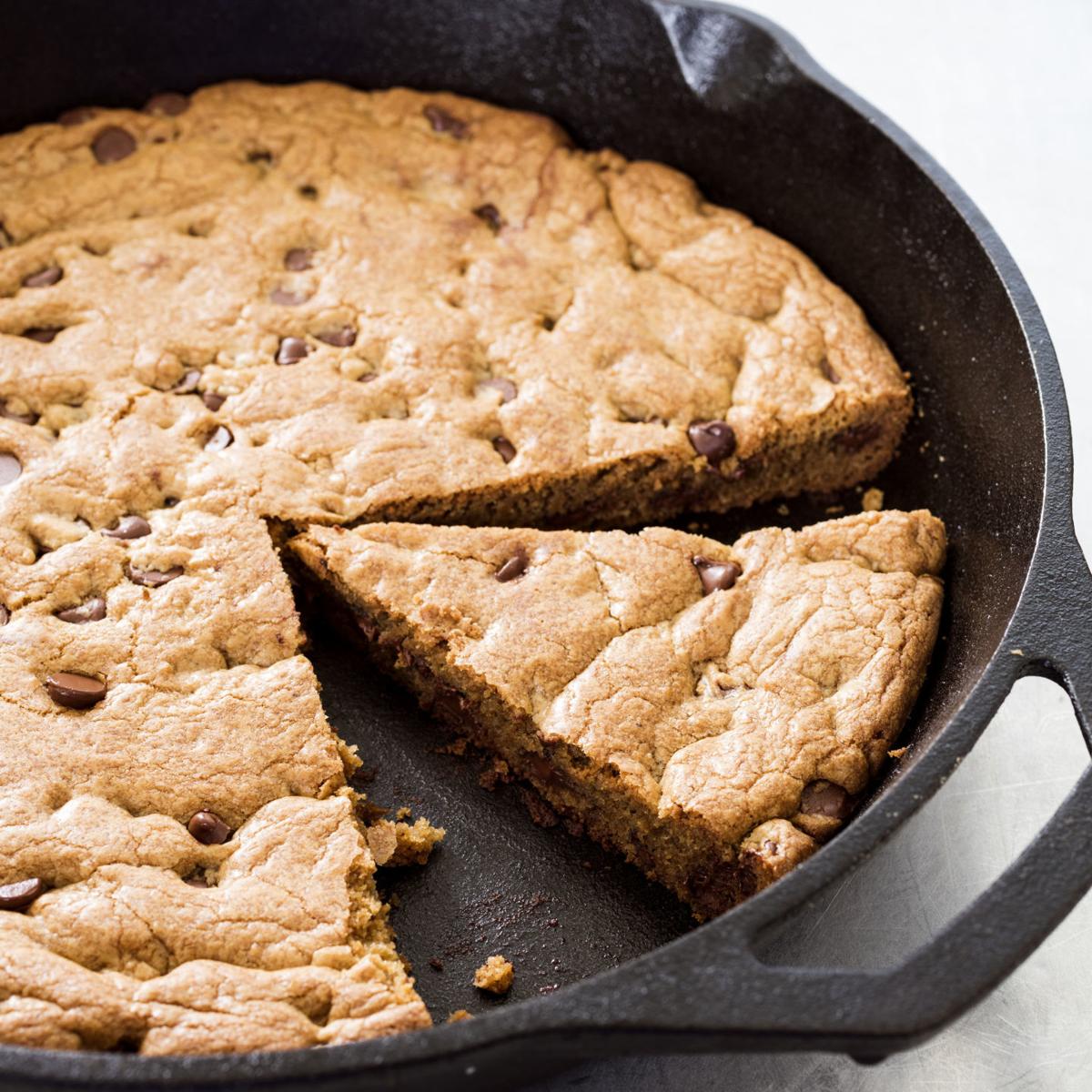 Food Column ATK Chocolate Chip Skillet Cookie