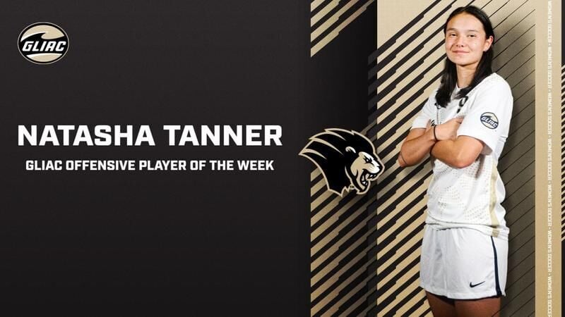 Tanner garners GLIAC Women's Soccer Offensive Player of the Week honors