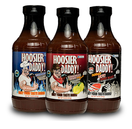 $12.50 (Per Unit) My Daddy Sauce Got D@mn And HustleMan Sweet Sauce –  HustleMan Bbq Daddy Sauce