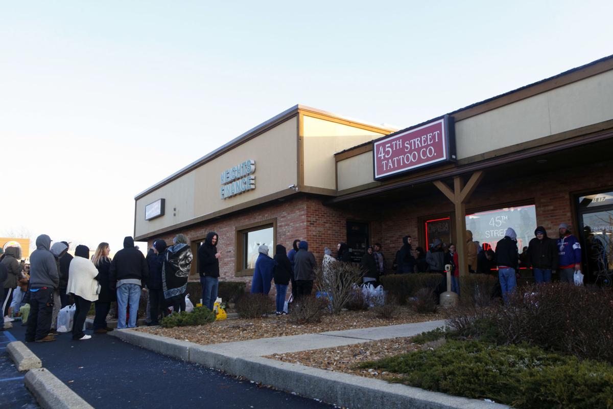 45th Street Tattoo S Annual Toy Drive Draws Hundreds In Search For