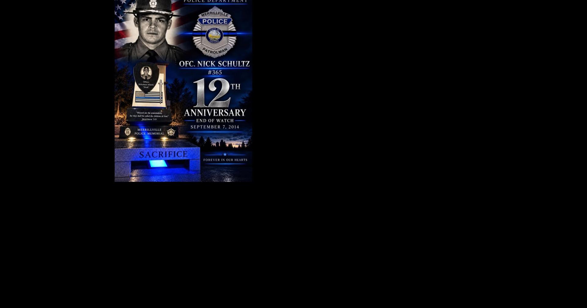 Merrillville Police Department honors fallen officer 12 years after his death