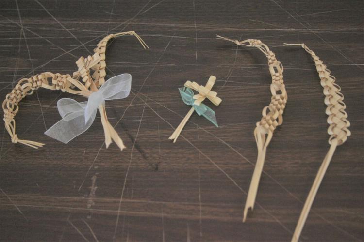 Braiding palms a "labor of love for God"