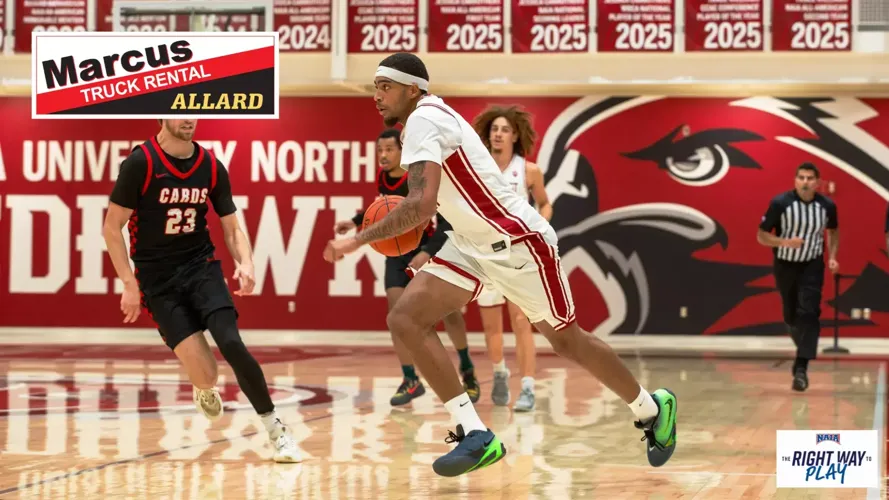 Snyder’s double-double, second-half surge lift RedHawks past Andrews, 91-71