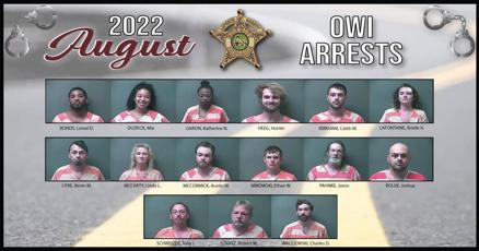 County posts monthly mugs of OWI arrests, notes second conse
