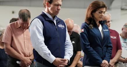 How Florida Gov Ron DeSantis talks about his Catholic faith on presidential campaign trail How Florida Gov Ron DeSantis talks about his Catholic faith on presidential campaign trail