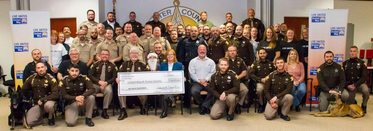 Porter County law enforcement No Shave November raises $15,000 to support community