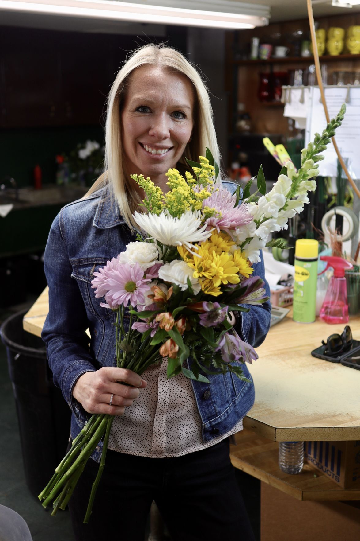 Woman harvests lifelong goal to own a flower shop