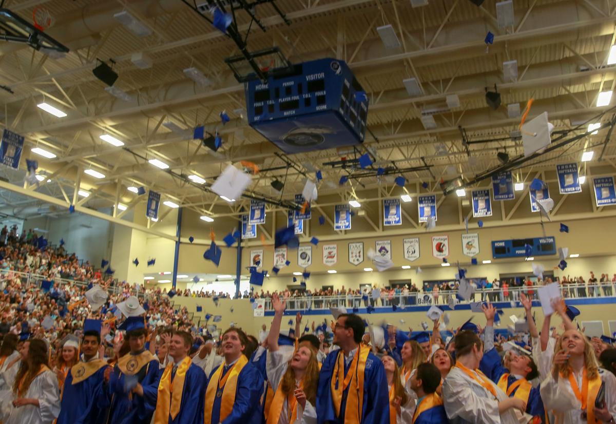 Lake Central High celebrates students at Sunday's graduation ceremony