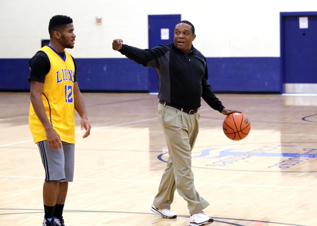 Lighthouse Basketball Coach Marvin Rea And A Block Middle School