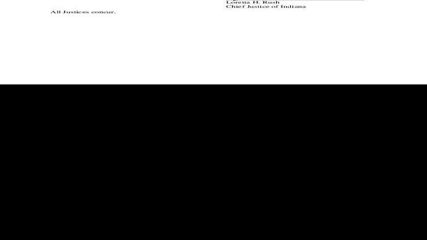 Indiana Supreme Court order denying review of Court of Appeals ruling | | nwitimes.com