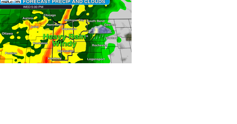 Watch now: Stormy afternoon in Northwest Indiana Wednesday, small chance of damaging wind and flooding - Vimarsana News
