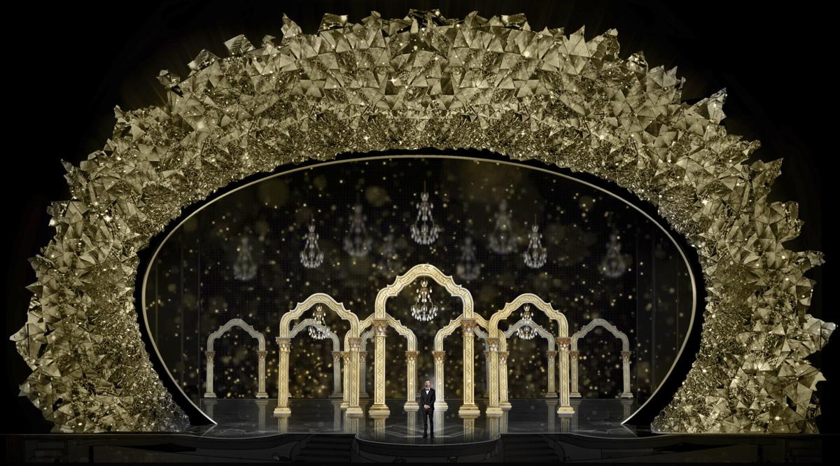 Sunday's Oscar stage features 45 million Swarovski crystals