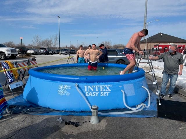 Police Polar Plungers double fundraising goal for Illinois Special Olympics