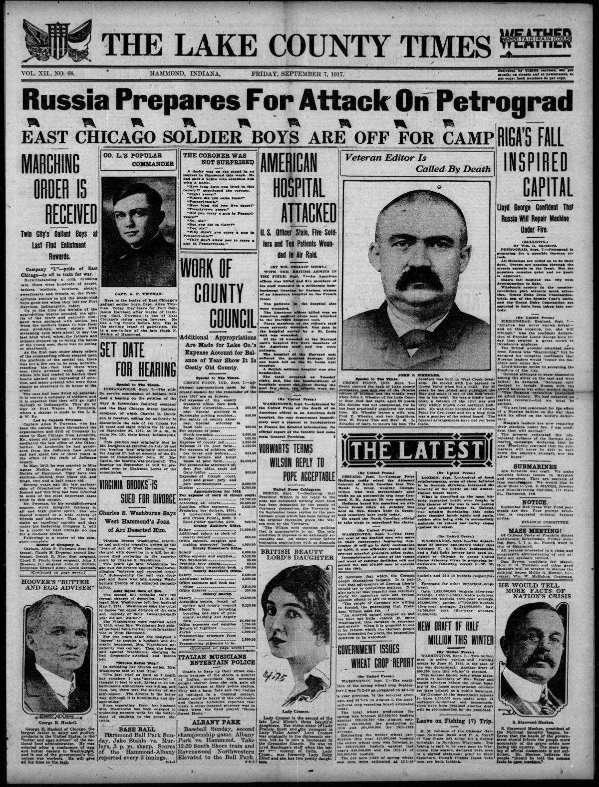 Sept. 7, 1917: Russia Prepares for Attack on Petrograd